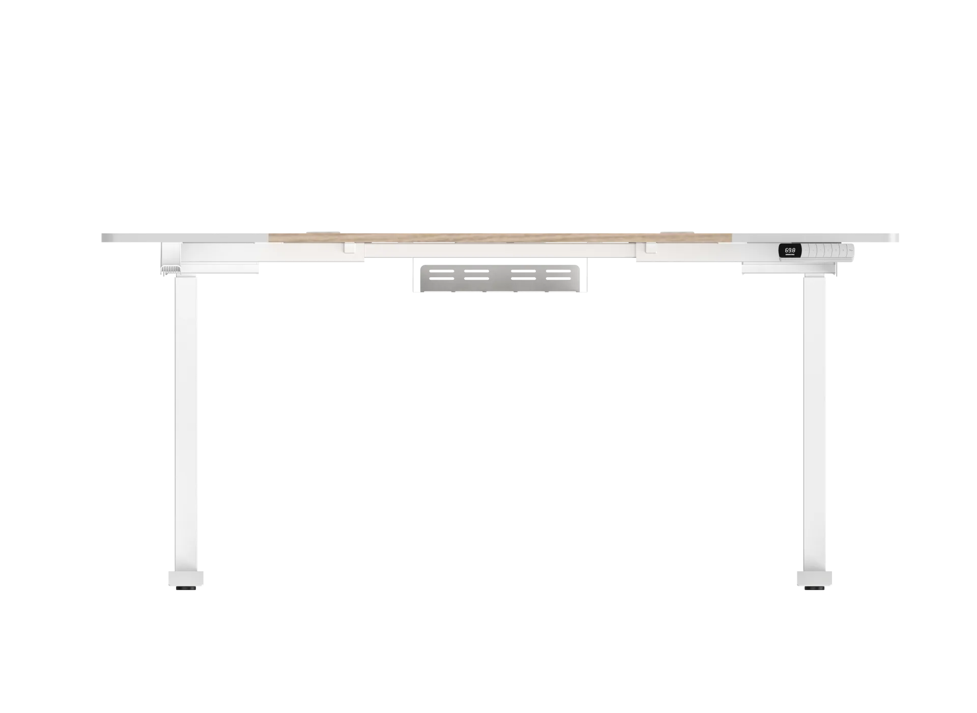Стол компьютерный с подъемным механизмом GEEKRIG G160D-05OAK-WH